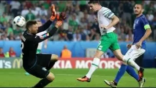 IRELAND BEATS ITALY 1 - 0 AT EURO FRANCE 2016