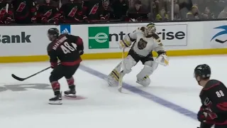 Linus Ullmark Aggressively Plays Puck Near The Blue Line #Request