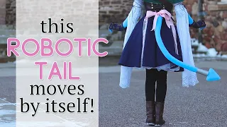 This robotic cosplay tail moves by itself!