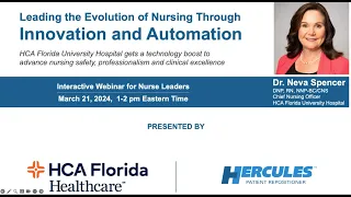 Morel Webinar Series: Neva Spencer, Leading the Evolution of Nursing Through Innovation & Automation