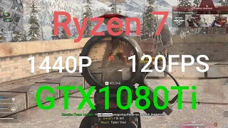 Call of Duty  Warzone - Ryzen 7 1700 - GTX 1080 TI Benchmark