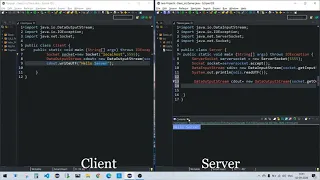 Java socket programming - Simple client server program | Eclipse