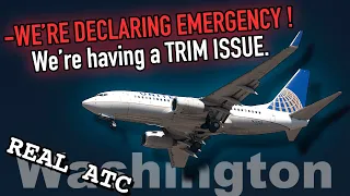 REAL ATC | Pilots reported Trim Issue right After Takeoff. United Boeing 737