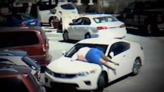 Carjacking Caught on Tape: Hero Jumps on Hood