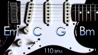 Energetic Rock Guitar Backing Track E Minor