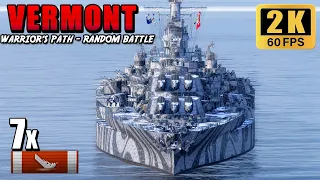 Battleship Vermont - unexpected double strike from fat girl