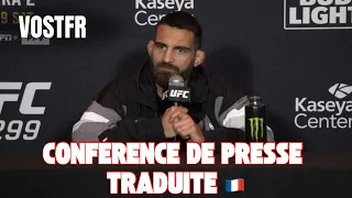 Benoît Saint Denis parle de Doumbè, Poirier, Gaethje, Woirin, etc. Lors se sa conférence de presse