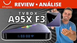 REVIEW TV BOX A95X F3 AIR II 2GB/16GB Android 11 Bluetooth Wi-fi 5G. TV BOX Custo benefício 2023.