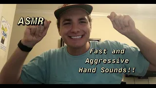 ASMR | Fast and Aggressive Hand Sounds Pt. 900 (Wave Crash, Salt and Pepper, Pay Attention)