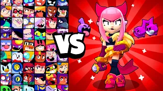 MELODIE vs ALL BRAWLERS! WHO WILL SURVIVE IN THE SMALL ARENA? | NEW MYTHIC BRAWLER