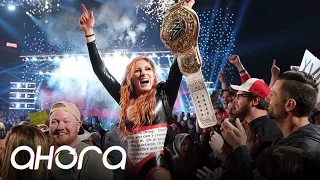 Becky Lynch CAMPEONA MUNDIAL: WWE Ahora, Abr. 22, 2024