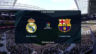 PS5 Graphics | eFootball PES 2021 Real Madrid vs Barcelona PS5 Game Play Full HD 60Fps