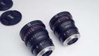 Meike Cine 12mm and 25mm T2.2 REVIEW (feat. BMPCC4K and Panasonic G9)