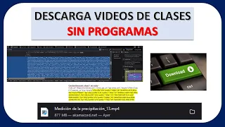 📚 Descarga videos de tus clases sin programas y gratis