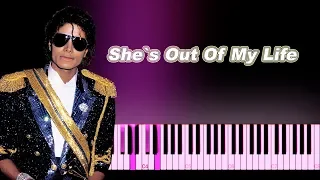 Michael Jackson - She's Out of My Life Piano Tutorial