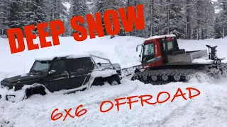 2021 Deep Snow Winter OFF road Compilation Mercedes G 6x6