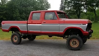 1977 Ford F250 Lifted 4x4 Crew Cab Cummins Build Project