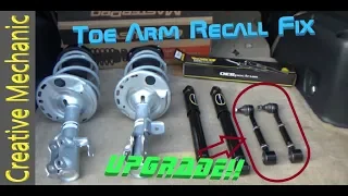 How to install adjustable toe bars on a RAV4, and change rear shocks