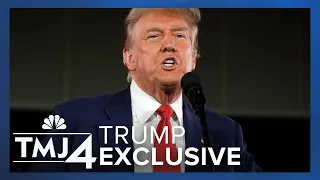 'If we win Wisconsin, I think we win the whole thing': Trump talks to TMJ4 News