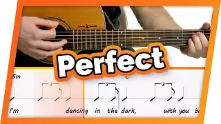 Perfect - Ed Sheeran - Play Along / Guitar Karaoke (Easy Chords)