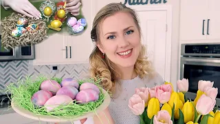 Eggcellent ASMR 🥚 4 Ways to Decorate Eggs 🥚 Soft Spoken, Memories, Crinkly, Fizzy, Colorful