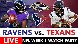 Ravens vs. Texans Live Streaming Scoreboard, Free Play-By-Play, Highlights, Boxscore | NFL Week 1