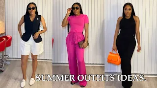 SUMMER OUTFITS IDEAS | Casual-simple Daytime Looks-Zara ,Mango.
