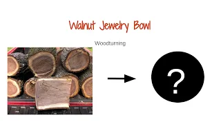 Woodturning a Small Walnut Jewelry Bowl