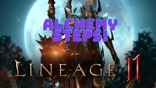 Lineage 2m: Alchemy! How i do it - from blue gear to Epic!