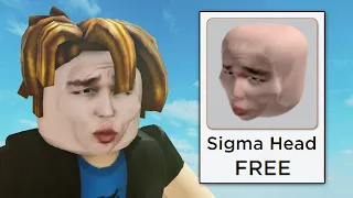 Roblox how to Get SIGMA FACE for FREE!