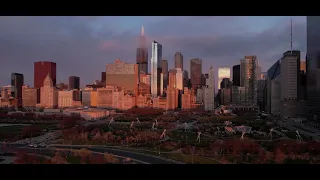 Sunrise in Chicago   •DJI Air 2s   •4K 60fps                    INSANE FOOTAGE