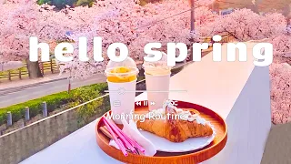 A collection of stylish and uplifting songs you'll want to play as you get ready on a spring morning