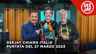 Deejay Chiama Italia - Puntata del 27 marzo 2023 / Ospite Diodato