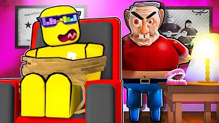 ESCAPING EVIL GRANDPA In Roblox...