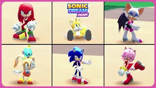 All characters idle animations - Sonic Dream Team