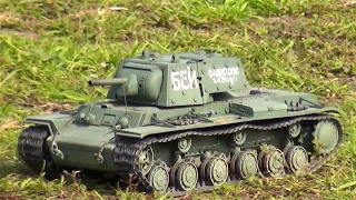 Heng long 1:16 RC Tank KV-1 upgrade test