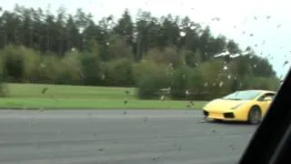 Lamborghini Gallardo lp520 vs Saab 9-3 Aero