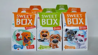 Распаковка больших SWEET BOX: Пушистики щенята супер- герои, Пушистики Кэттаун, Пушистики Доггивуд