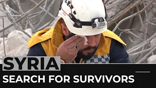 Syria’s White Helmets: Volunteers dig with their bare hands