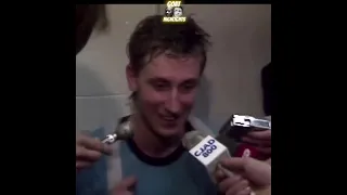 26 year old Wayne Gretzky talks about Mario Lemieux