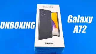 Samsung Galaxy A72 Unboxing