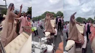 Finally Kiara Advani Sidharth Malhotra Grand Wedding Entry Band Baaja Baraat at Suryagrah Palace