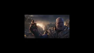 Avengers endgame iron man vs thanos fight scene Iron man snap scene