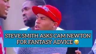 Steve Smith asks Cam Newton for Fantasy Advice