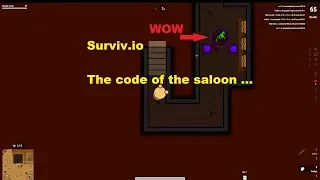 Surviv.io . The code of the ''SALOON BUNKER''. In 1 minute.