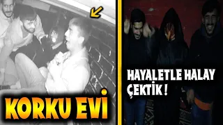 KORKU EVİNDE KORKMAYAN KAZANIR ! KAMERAMAN BAYILIYORDU   HAYALETLE HALAY ÇEKTİK