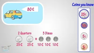 Counting Money Amounts Up To 100 Cents | Math | Grade-2,3 | Tutway |