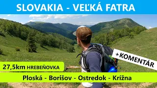 Turistika | Hrebeňovka Ploská Borišov Ostredok Krížna | Veľká Fatra