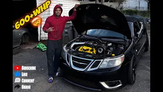 08 Saab 9-3 Aero Convertible Built Motor Overview + First Pull [it’s going to be fast] 🤯