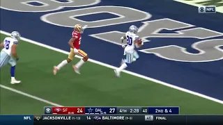 Tony Pollard Incredible Tackle Breaking Run For Touchdown Cowboys Vs 49ers NFL Football Highlights